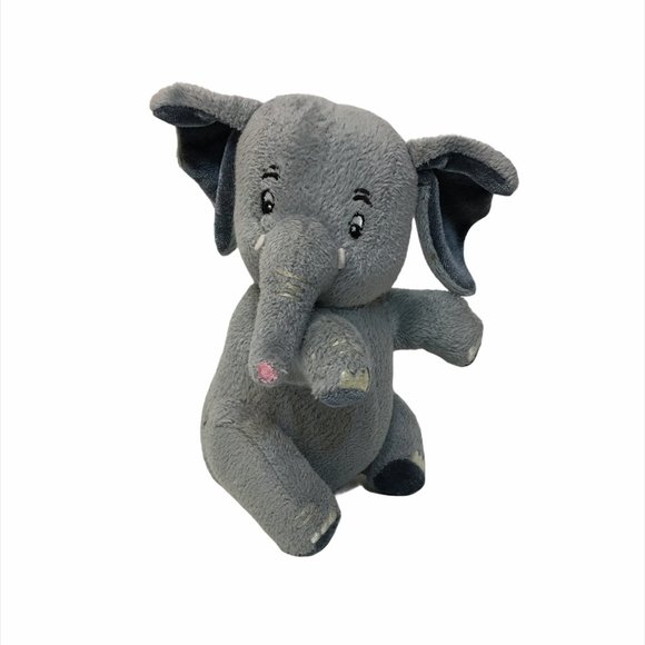 Yottoy Saggy Baggy Elephant Gray Plush 7inch - Picture 1 of 9
